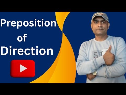 "Preposition of Direction" for all level, General English Grammar