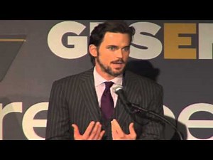 Matt Bomer & Simon Halls accept GLSEN's 2012 Inspiration Award