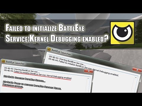 BattlEye Ошибка - Failed to initialize BattlEye Service: Kernel Debugging enabled