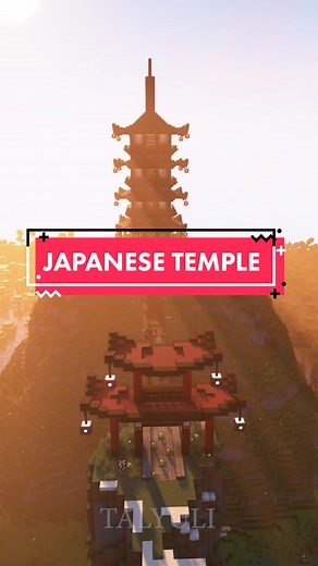 Red Japanese Temple ⛩🇯🇵 #minecraft #minecrafttips #minecrafttimelapse #minecraftbuilding #minecrafttiktok #fy #fyp #undertheinfluence