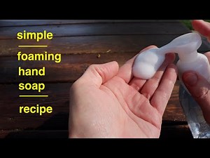 Simple Way to Make Foaming Hand Cleaning Soap for pennies !