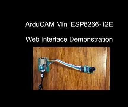 ArduCAM Mini ESP8266 Web Camera