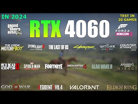 RTX 4060 Laptop in Early 2024 - Gaming Test - Test in 20 Games