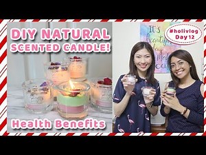 HOW TO MAKE DIY SCENTED CANDLE w/ Pure Essential Oils! (Holivlog 2018 #12) | Gen-zel Delas Alas