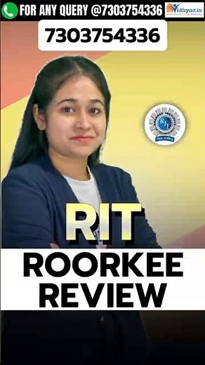RIT Roorkee Review 2026 🔥 Fees, Placements & Campus Reality Check!