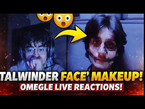 TALWINDER Makeup Prank on Omegle 😂🔥 Random Logon Ka Reaction #Omegle #Talwinder #LiveReaction