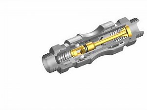 Rectus 206KL dry break series quick coupling how it works