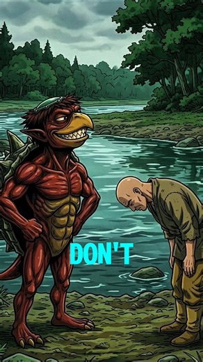 Don’t Reach Into the River Alone. The Red Kappa Knows Why 👀