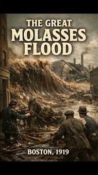 The Great Molasses Flood — Boston 1919 #shorts #history #youtubeshorts #ytshorts #shortvideo #short