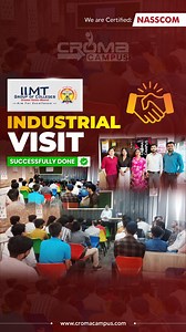 Empowering Futures through Experience 🚀 Student IIMT Group of Colleges visited 𝐂𝐫𝐨𝐦𝐚 𝐂𝐚𝐦𝐩𝐮𝐬 for an insightful industrial tour. A successful day of learning, interaction, and exposure to real-world tech environments 💼✨ . . . . #IndustrialVisit #CromaCampus #IIMT #SkillDevelopment #TechTraining #NASSCOMCertified | Croma Campus Pvt. Ltd.