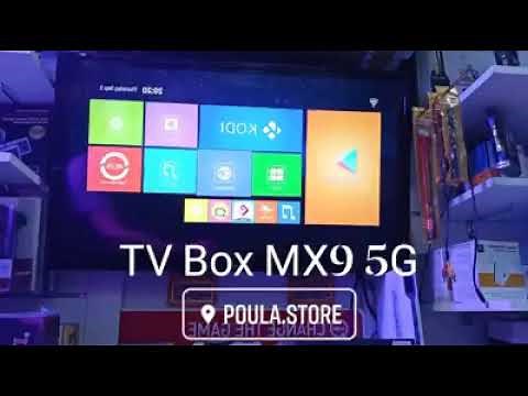 TV Box MX9 5G Android 10.1-4G RAM 32G ROM WiFi | poula.store