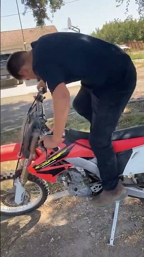 Kickstarting 2003 crf450r