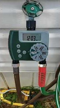 How to use water hose timer.