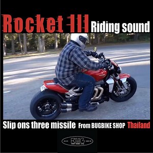 4.4K views · 28 reactions | #ridingsound #rocket3 slip ons muffler...