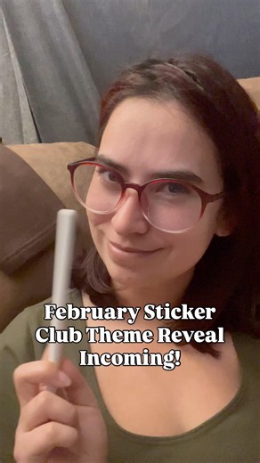February Sticker Club Theme Reveal #stickershop