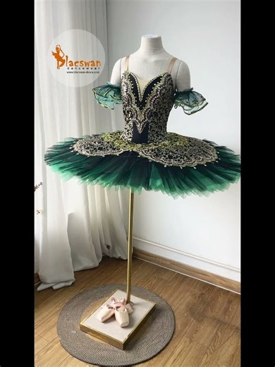 Deep Green Esmeralda BT639 #balletcostume #sleepingbeauty #yagp #classicalballet #nutcrackerballet