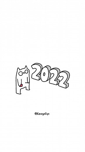 Bye 2022 👋😊 #2022 #nye #bye2022 #art #animation #creator #fyp #fypシ #foryoupage