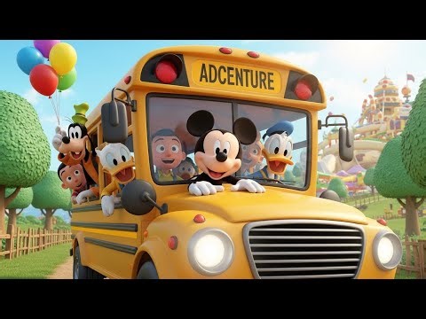 Mickey Mouse School Bus Trip Adventure | Fun School Picnic Story for Kids