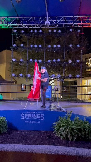 Disney Springs Electronic Harp player 🎼 🎻 | Zebun Quader