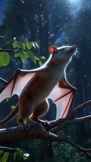 From LAND To Night SKY: EVOLUTION Of The Bat 🦇 #evolution #shorts