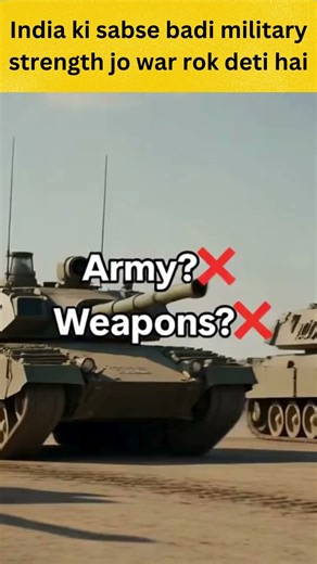 India ki sabse badi military strength jo war rok deti hai #shortvideo #shortsfeed