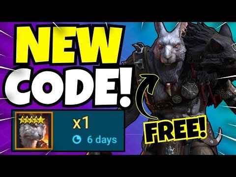 HUGE CODE For New Accounts - FREE RAZELVARG!!! [Raid: Shadow Legends]