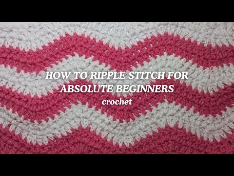 HOW TO RIPPLE STITCH CROCHET | BEGINNERS TUTORIAL | TWINS IN STITCHES