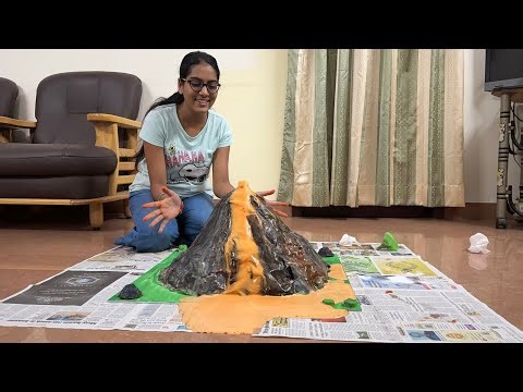 DIY Volcano Eruption Experiment | Baking Soda & Vinegar | Grade 7 Science