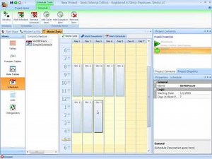 Simio Server Follows Work Schedule