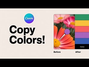 How to Pick Colors From an Image in Canva (Canva Tutorial for Beginners)
