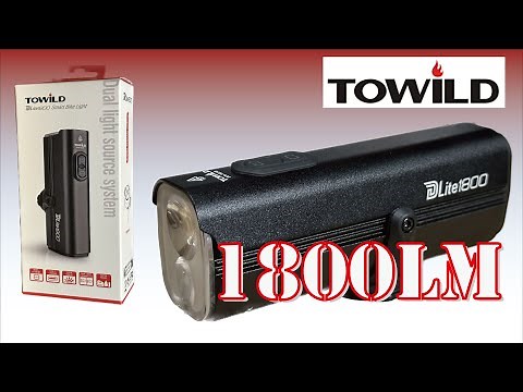 【178g】TOWILD DLite1800 3.6v駆動で1800ルーメン！？を実現する脅威のライト
