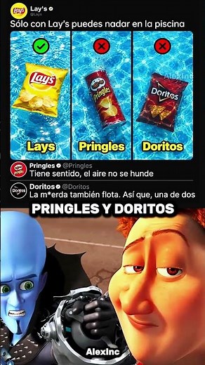 Pringles y Doritos humillan a Lays meme 💀