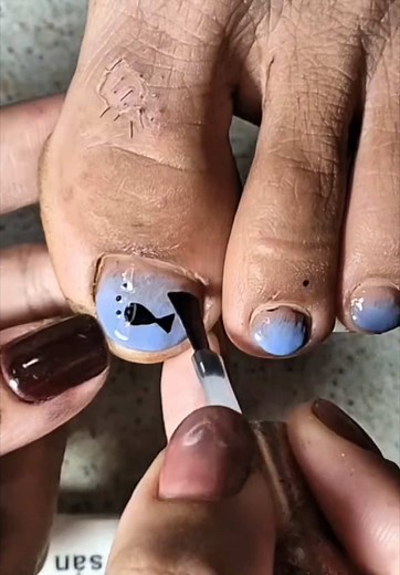 Mẫu Nail Ombre Đẹp Xinh Với Sơn Gel