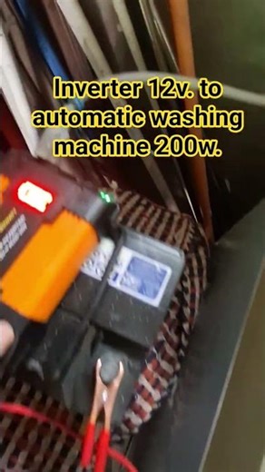Kinaya ng inverter ang 200w na automatic washing machine.