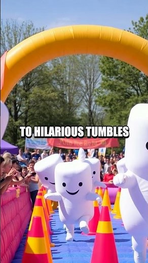 The Inflatable Costume Obstacle Course Challenge