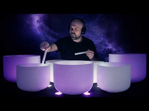 Align Your Energy for Deep Sleep | Crystal Bowls Sound Bath