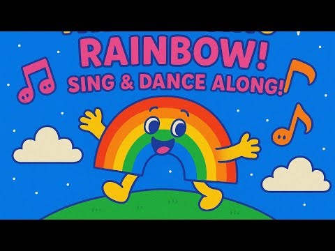 🌈The Dancing Rainbow! Sing & Dance Along!