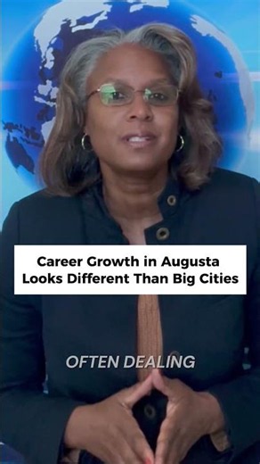 Career growth in Augusta looks different than big cities. Know this before relocating.