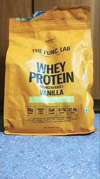 The Func. Lab Whey Protein Concentrate Review | Vanilla Flavour 🥛❌