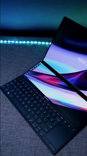 The ASUS Zenbook Pro Duo 15 OLED is here! #asus #laptop #zenbookproduo #desksetup