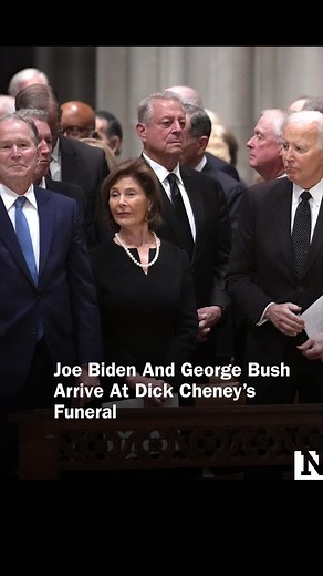 Former Presidents Joe Biden and George W. Bush attended Dick Cheney’s funeral, sitting alongside former Vice Presidents Kamala Harris, Mike Pence, and Al Gore. President Donald Trump, First Lady Melania Trump, and Vice President JD Vance were notably not invited. | Newsweek