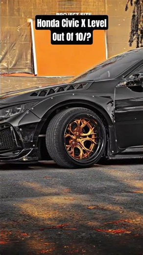 Honda Civic X Level #CivicModified #CivicX #HondaModified #sbcmodifier #ModifiedCars #RestorationCar