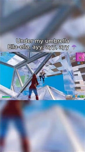 Under my umbrella Ella ella, ayy, ayy, ayy ☂️ #fortnite
