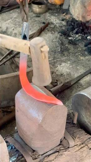 process of making rubber tapping blades #blacksmith #traditionalcraft #handmade
