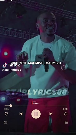 Alikiba Utu Lyrics - Live Performance Highlights