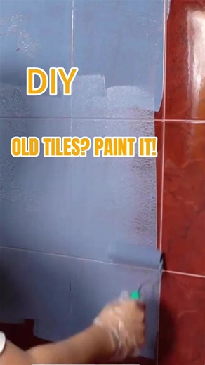 demo. No mess. Just new tiles. This water-based tile paint is a game-changer! Easy to apply, waterproof, and long-lasting. DIY home upgrade made simple. Grab yours via link in bio!#HomeHacks #TilePaint #DIYMakeover #BudgetHome
