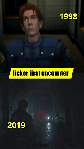 The Licker Cutscene They Removed in the Remake 💀 | Resident Evil 2 Original vs Remake #residentevil
