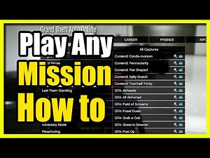 How to play any Mission in GTA 5 Online (Easy Tutorial)