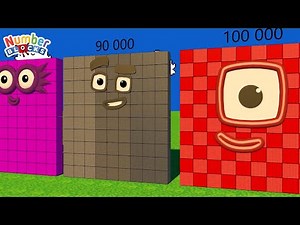 Numberblocks Comparison 1 to 1000000000