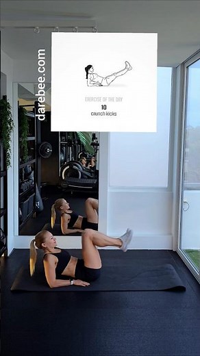 10 Crunch Kicks [ Exercise of the Day ]